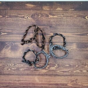 Bold Braids Set of 2 Neutral Colors Hair Ties