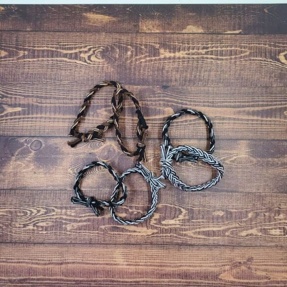 Bold Braids Set of 2 Neutral Colors Hair Ties