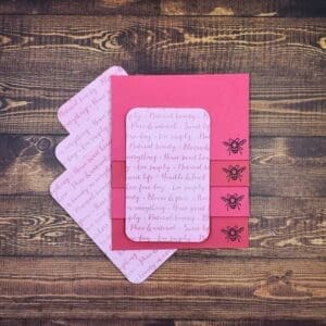 Live Simply Design Handmade Card & Envelope Set