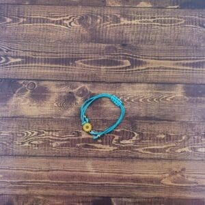 Luxe Sunflower Bracelet in Teal