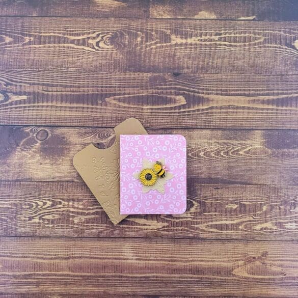 Bee on a Sunflower Enamel Pin