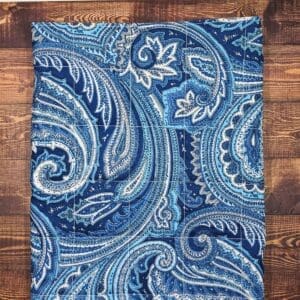 Blue Paisley Large Book/ Tablet Sleeve