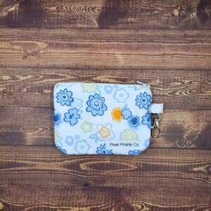 Dizzy Blue Keychain Wallet