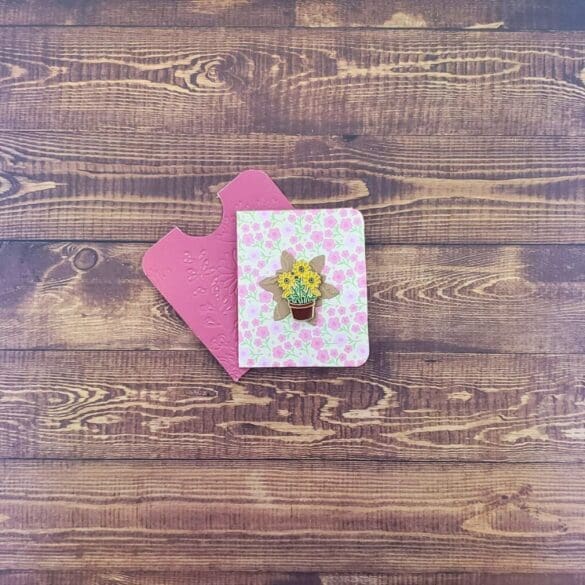 Potted Sunflowers Enamel Pin