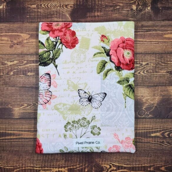 Butterflies & Red Roses E-Reader Sleeve