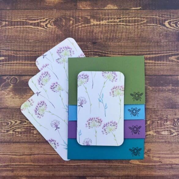 Allium Design Handmade Card & Envelope Set