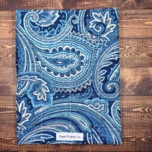 Blue Paisley Book Sleeve