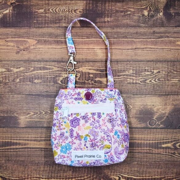 Purple Picnic Tag-Along Pouch