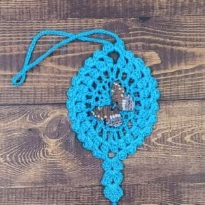 Woodland Butterfly on Turquoise Flutter Charm