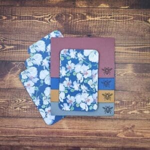 Orchids Design Handmade Card & Envelope Set