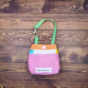 Happy Chaos Tag-Along Bag Pink
