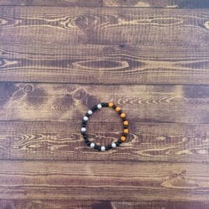 Monarch Butterfly Beaded Bracelet