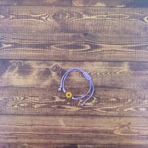 Luxe Sunflower Bracelet in Lilac