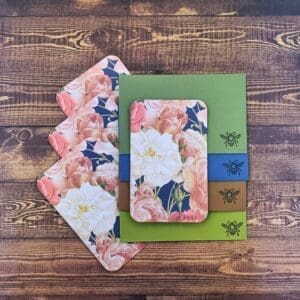 Roses Design Handmade Card & Envelope Set