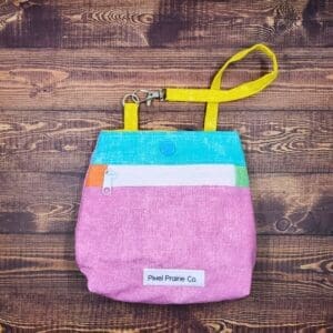 Happy Chaos Tag-Along Pouch Pink