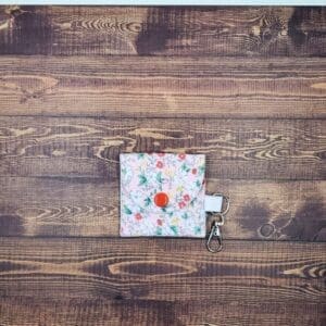 Ditzy Pink Garden Earbuds Case