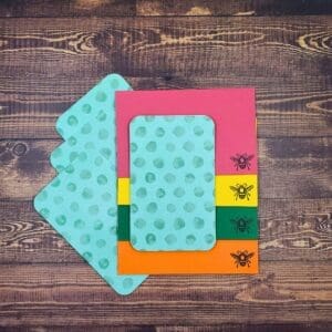 Green Dots Design Handmade Card & Envelope Set