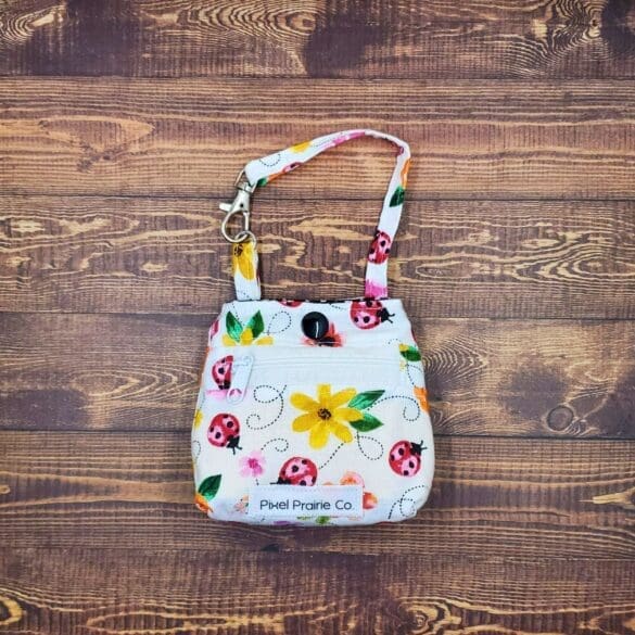 Ladybugs Tag-Along Pouch