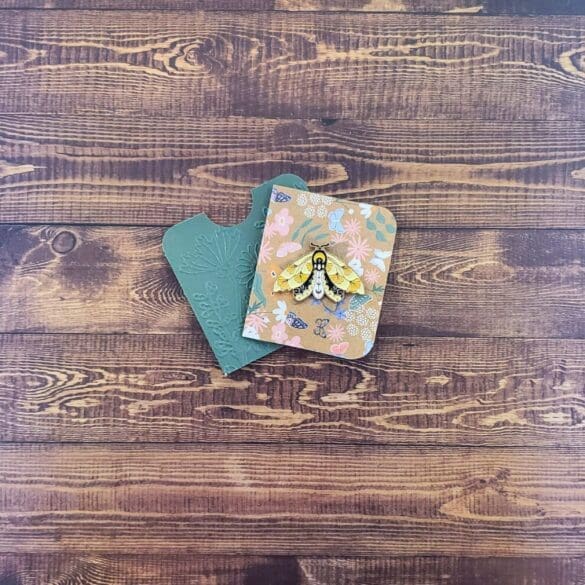 Gingko Leaf Moth Enamel Pin
