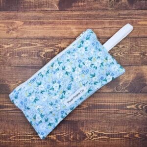 Periwinkle Party  Utility Zip Pouch