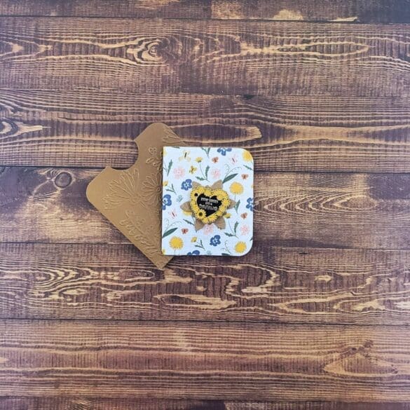 Sunflower Heart Enamel Pin