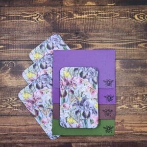 Lilies Design Handmade Card & Envelope Set