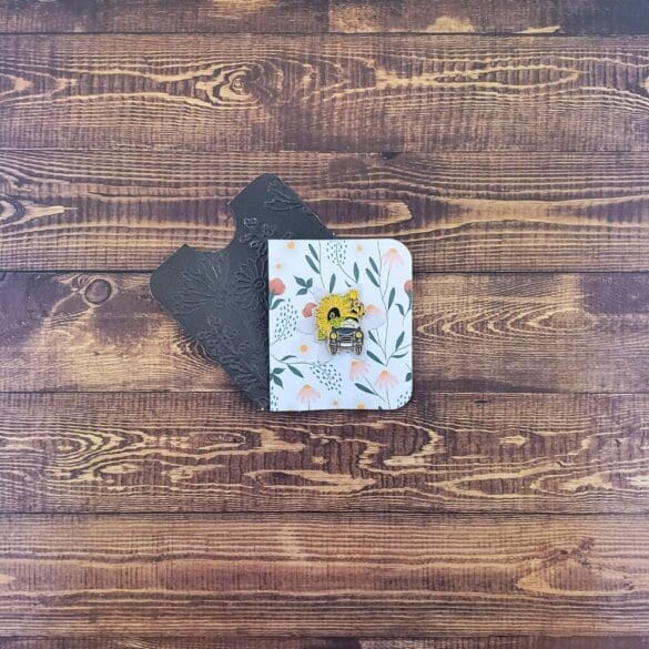 Gnome Driving Enamel Pin