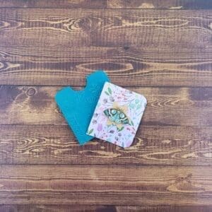 Turquoise Moon Moth Enamel Pin