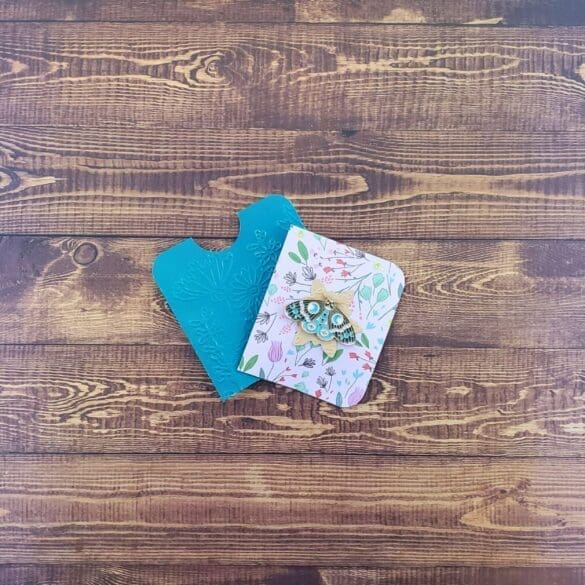 Turquoise Moon Moth Enamel Pin