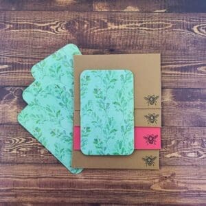 Greenery Design Handmade Card & Envelope Set