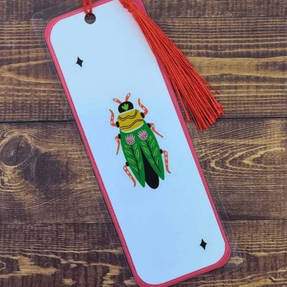 Nature Bookmark with Tassel