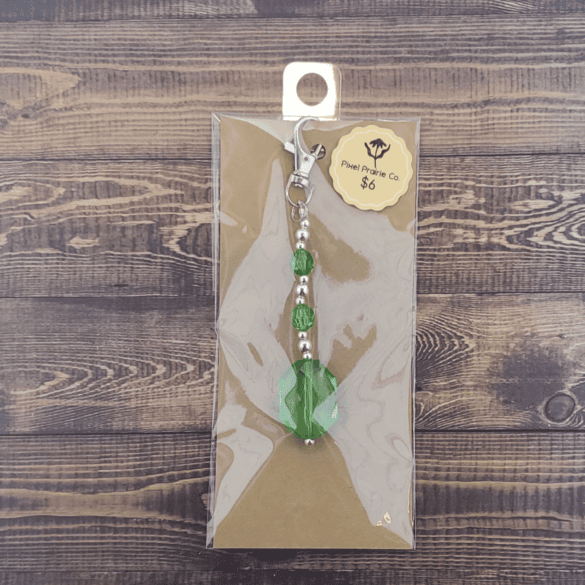 Beaded Clip-On Charm