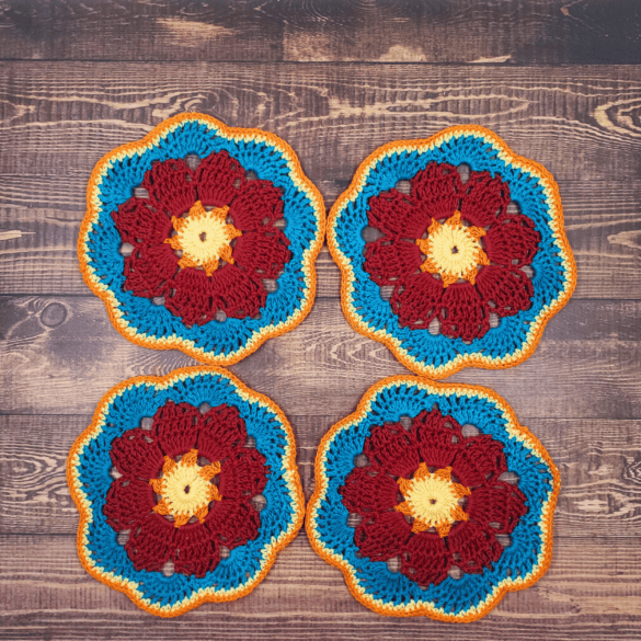 Table Bloom Coaster Set
