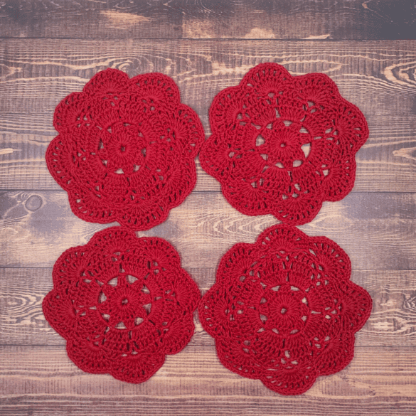 Table Bloom Coaster Set
