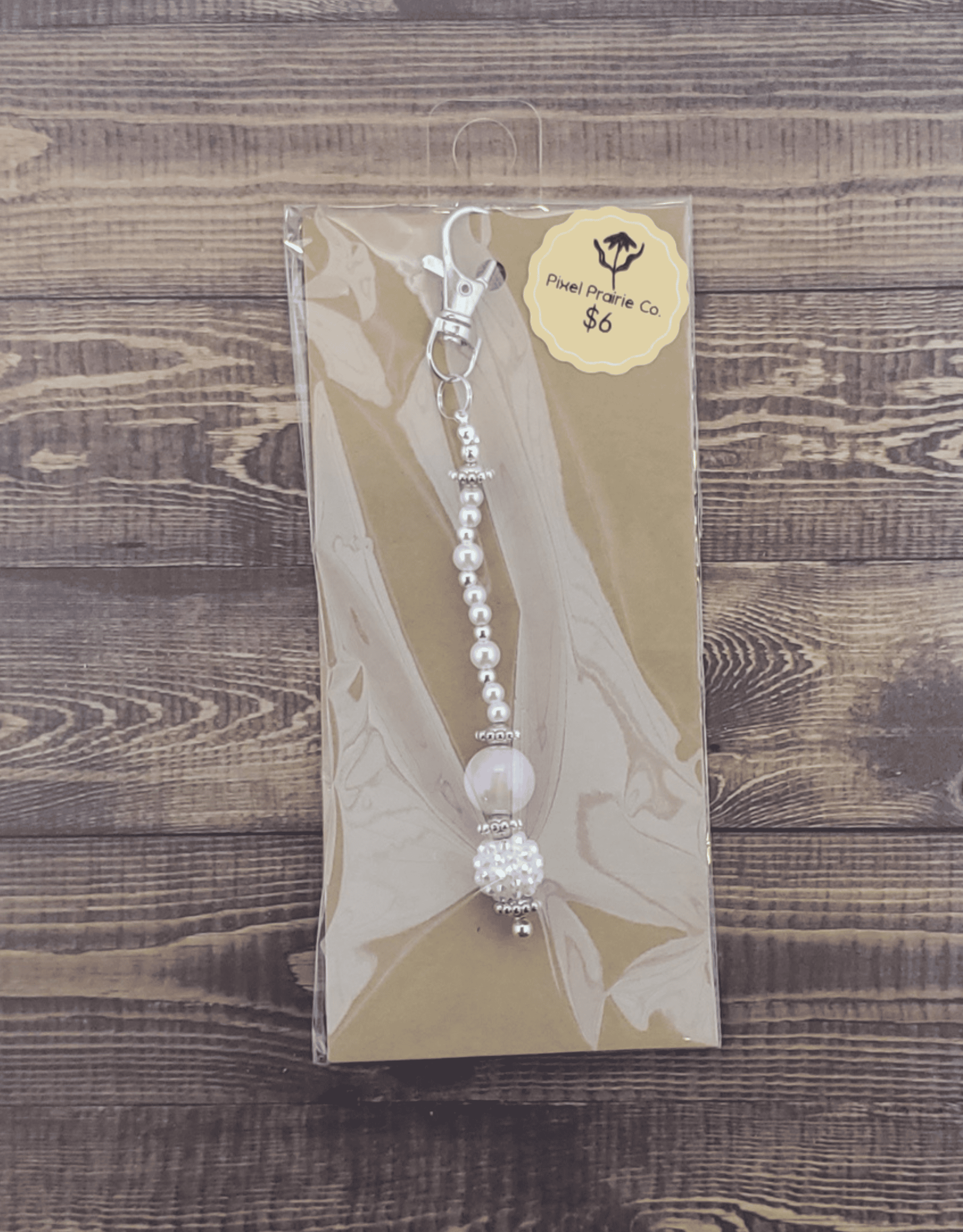 Beaded Clip-On Charm