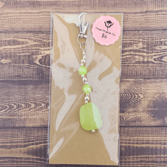 Beaded Clip-On Charm