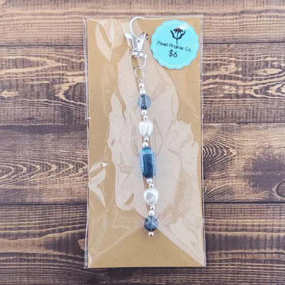 Beaded Clip-On Charm
