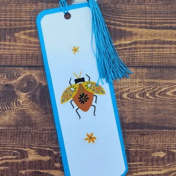 Nature Bookmark with Tassel