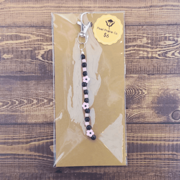 Beaded Clip-On Charm