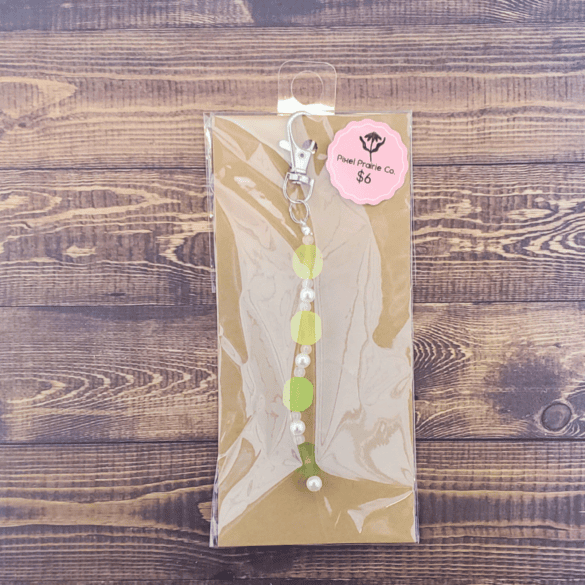 Beaded Clip-On Charm