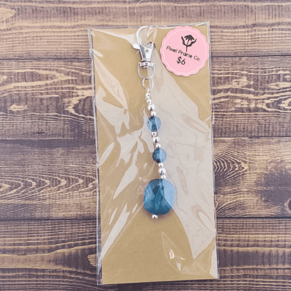 Beaded Clip-On Charm