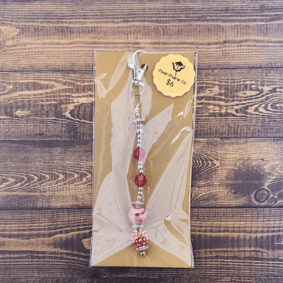 Beaded Clip-On Charm