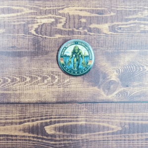 Holmes Lake Fishman 1-Inch Button