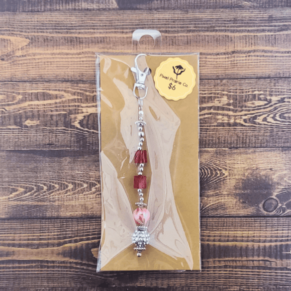 Beaded Clip-On Charm