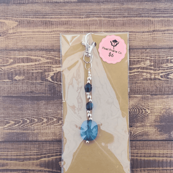 Beaded Clip-On Charm
