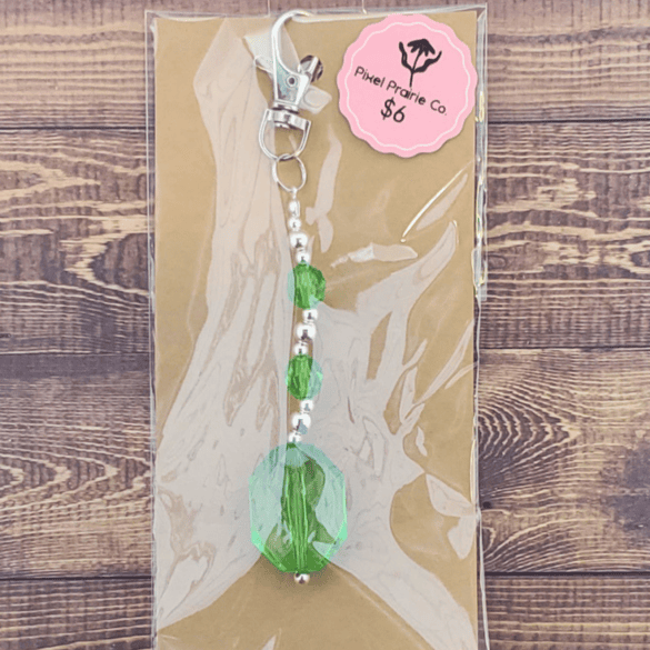 Beaded Clip-On Charm
