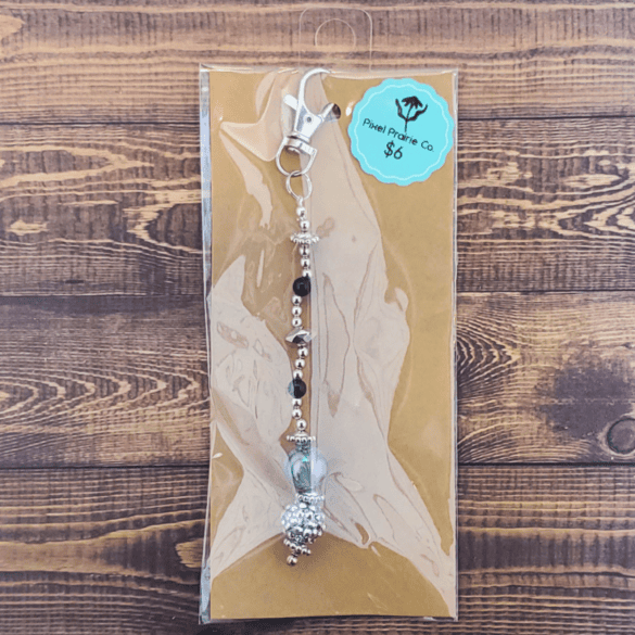 Beaded Clip-On Charm