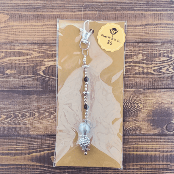Beaded Clip-On Charm