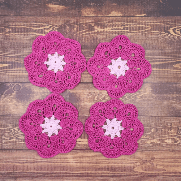Table Bloom Coaster Set