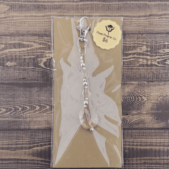 Beaded Clip-On Charm